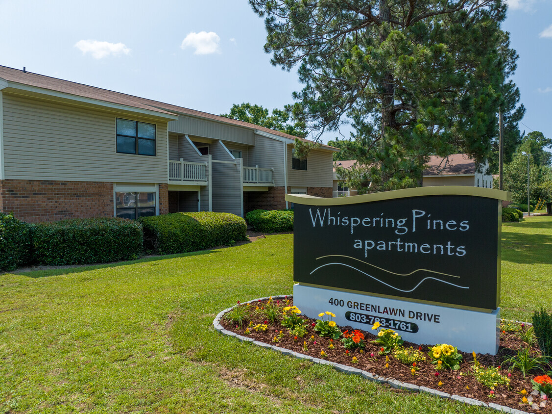 Greenlawn Entrance - Whispering Pines