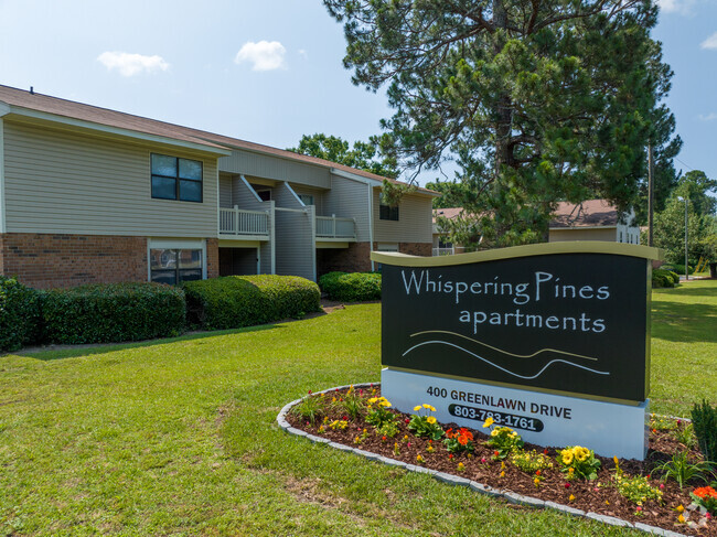 Greenlawn Entrance - Whispering Pines