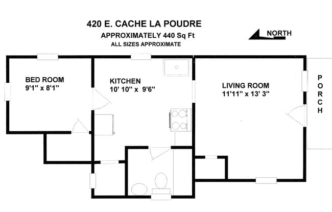 FLOOR PLAN - 420 E Cache La Poudre St