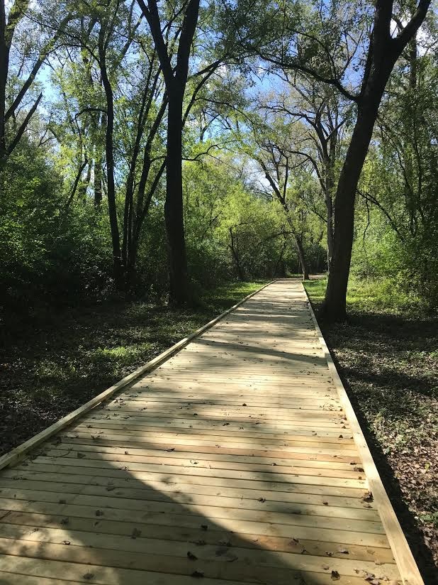 Pheasant Branch Trail adjacent to property - Middleton Shores Apartments