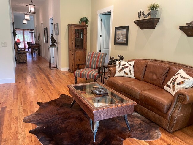 Living room with smart TV - 274 Little River Campground Rd