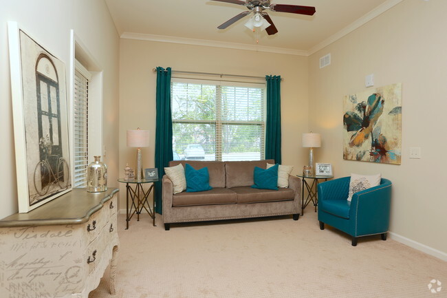 Living Room - Hearthside Club at Tucker | Adults 62+