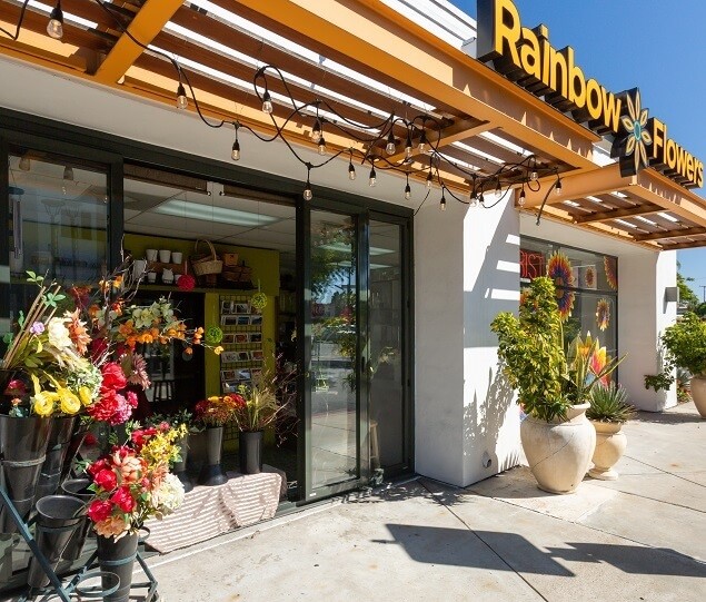 Family-owned businesses like Rainbow Flowers are located throughout Hillcrest