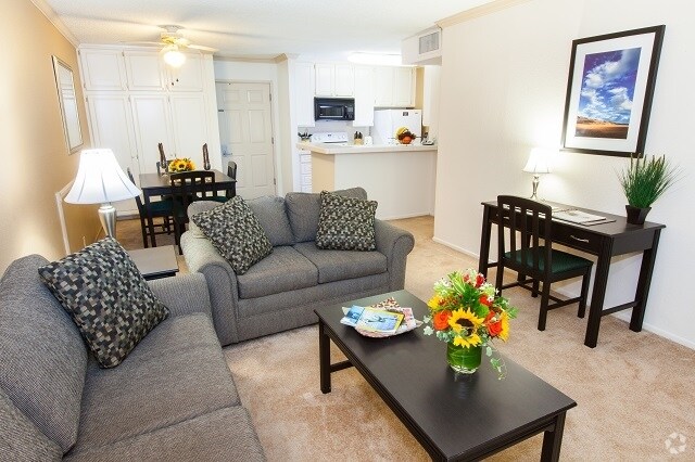 Oakwood At Toluca Hills Apartments By Avalon Hollywood Living Room
