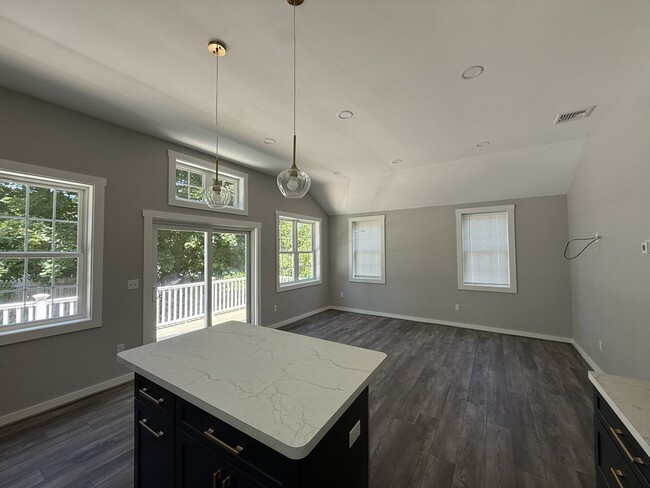 open floor plan living / dining / kitchen - 18 Montello St