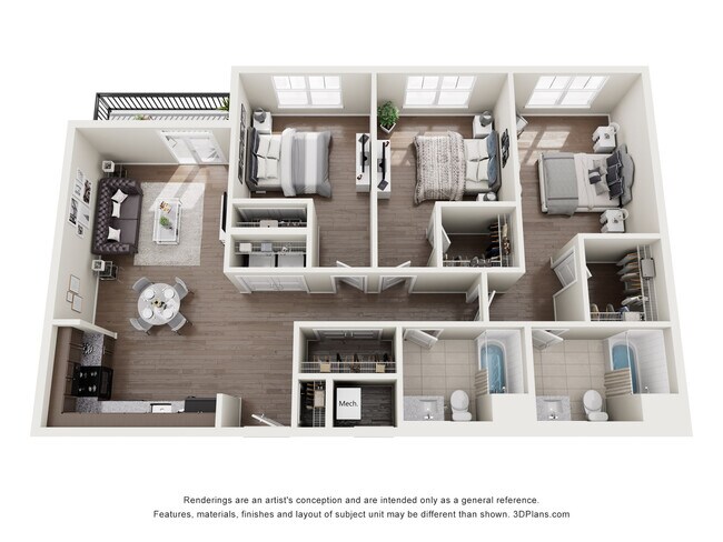 Plano de planta 3A - Eclipse