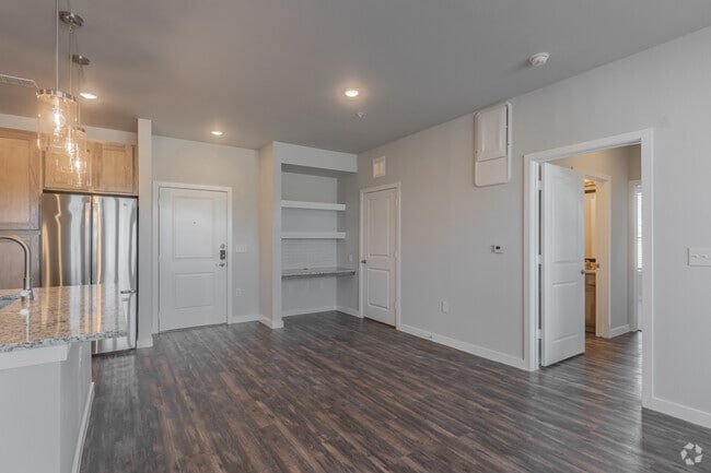 3BR, 2BA - 1,243SF - Living Room - Allegra at Shreveport