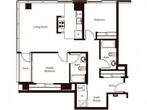 2 Bed 2 Bath (1,190 sq ft)