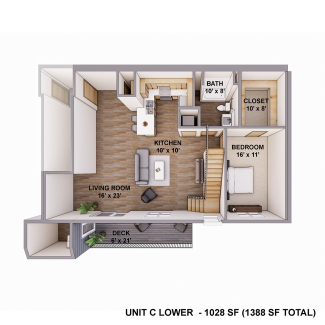 Building Photo - Brand NEW Caroline Apartments - 107-Move I...