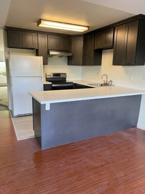 New Kitchen Cabinets and Refrigerator - 102 Parkview Terrace