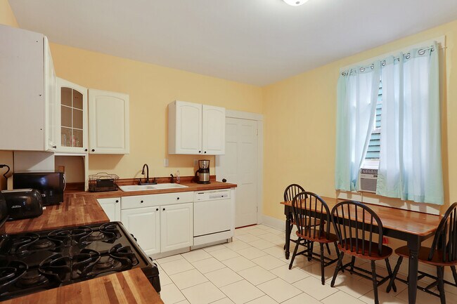 Large kitchen with butcher block countertops - 1807 Ursulines Ave
