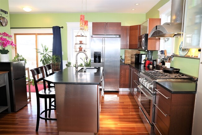 Kitchen with island - 57 Rogers Avenue