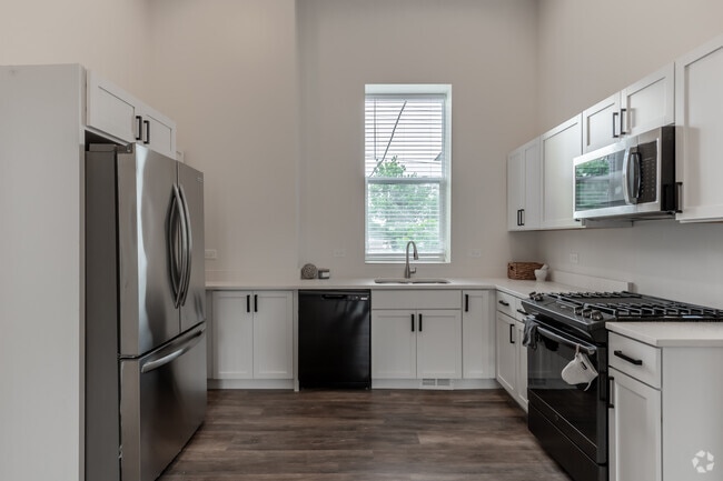 2HAB, 1BA - 950 ft² - Cocina - The Schoolhouse Apartments