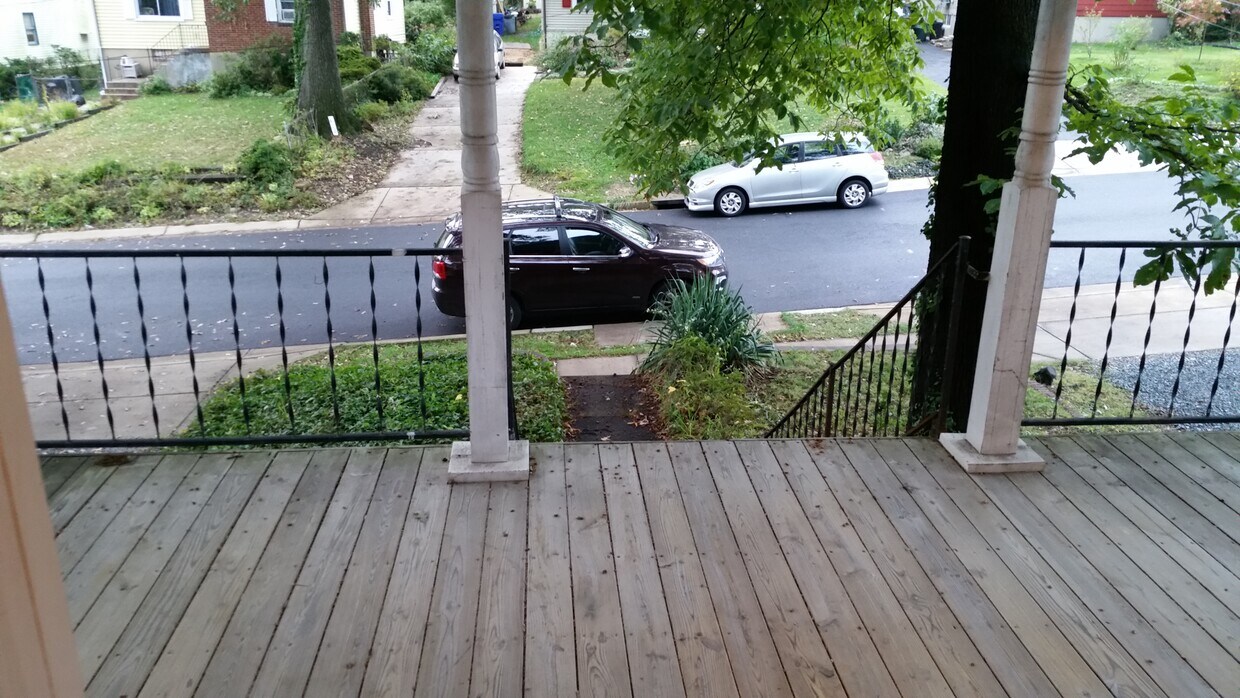 Looking out the Front Door - 619 Mississippi Ave