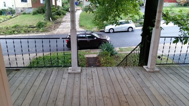 Looking out the Front Door - 619 Mississippi Ave Apartments