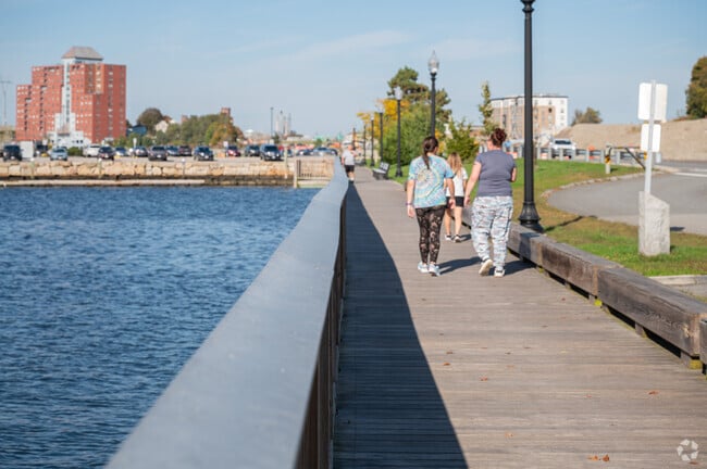 Stroll along the pier at Heritage State Park in Downtown Fall River.