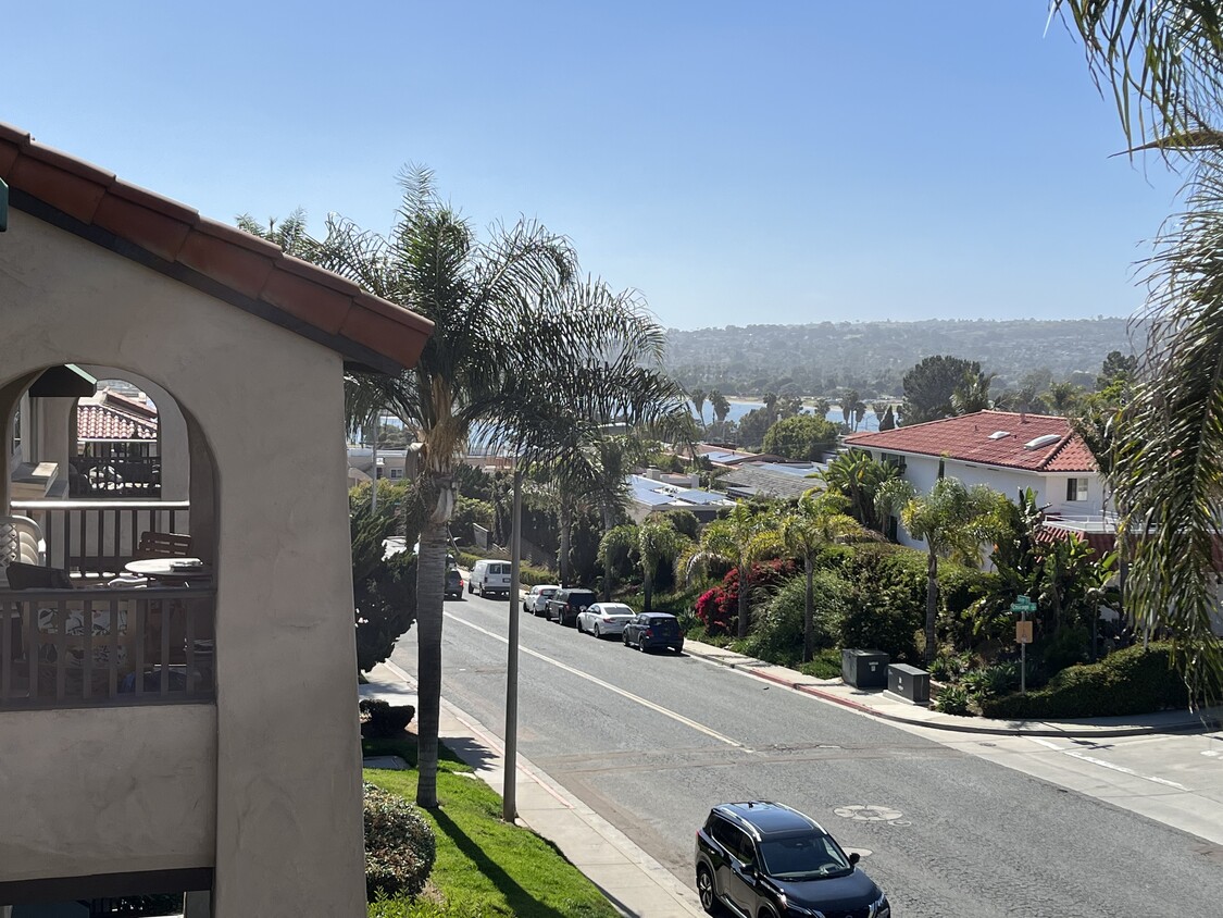 View of Mission Bay from balcony - 2530 Clairemont Dr