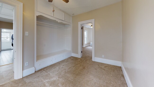 Bedroom 2 with large built in closet - 820 N Center St