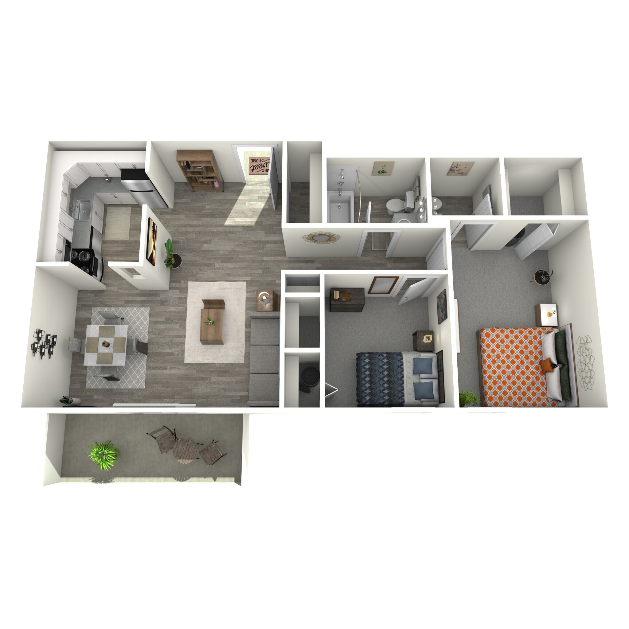 6900 Lofts – Two Bed 1.5 Bath