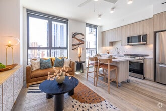 Studio - 628SF - Kitchen & Living Room - Saiya