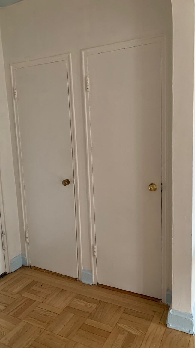 Two large closets next to entrance door - 72-11 110th St