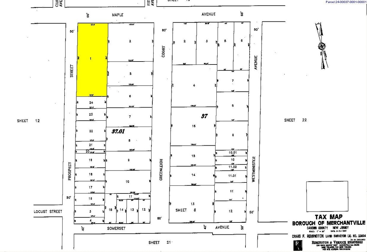 Plat Map - 200 E Maple Ave