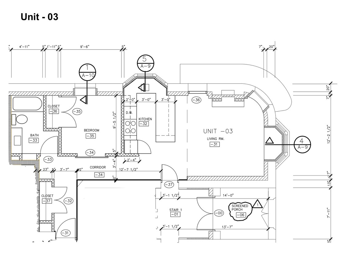 Floorplan w. shared porch - 624 W Alexandrine St