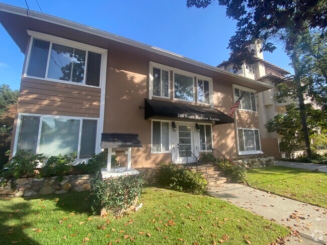 Front of Building (Corner Front unit available 8/1/25) - 200 S Madison Ave