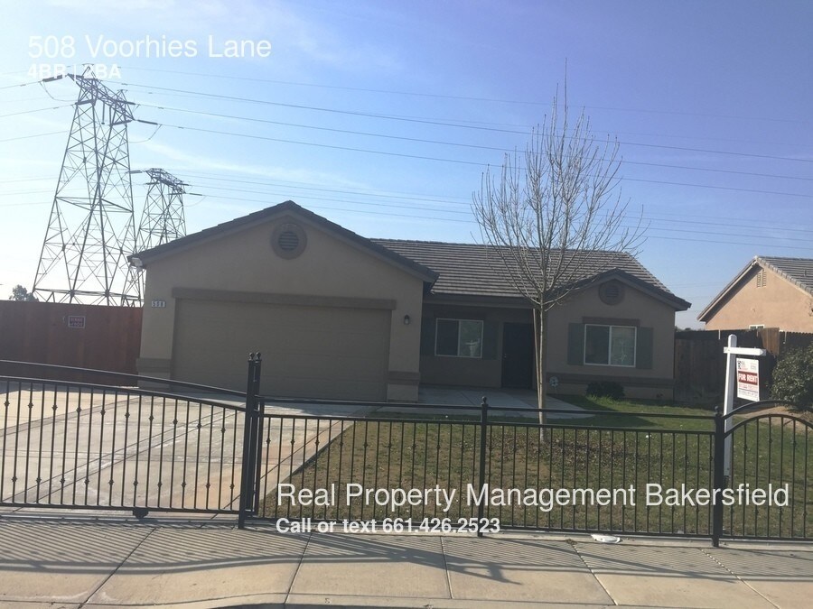 508 Voorhies Ln, Bakersfield, CA 93306 House Rental in Bakersfield