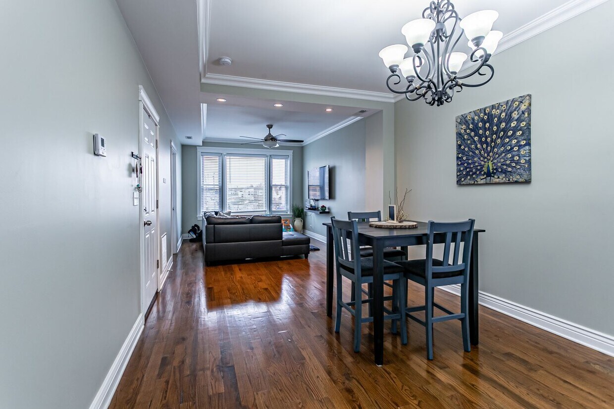 2nd Fl- Dining & Living Rm - 5944 W Diversey Ave