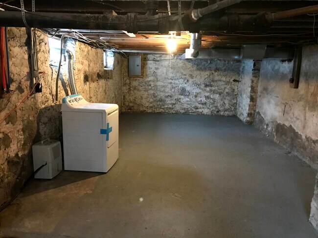 Basement w/ Washer (not pictured) + Dryer - 161 W Main St
