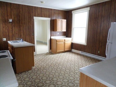 Kitchen from parking area entry. - 111 Pennview Ln