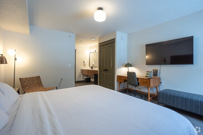 1 habitación, 1 baño - 300 pies cuadrados - Dormitorio - Studio's at The Vic