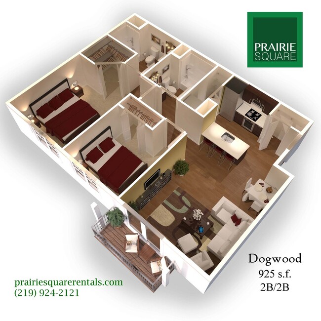 Interior Photo - Prairie Square Rentals