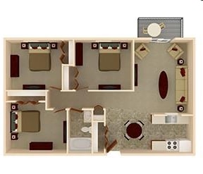 3HAB/1BA - 1210 Belsly Blvd