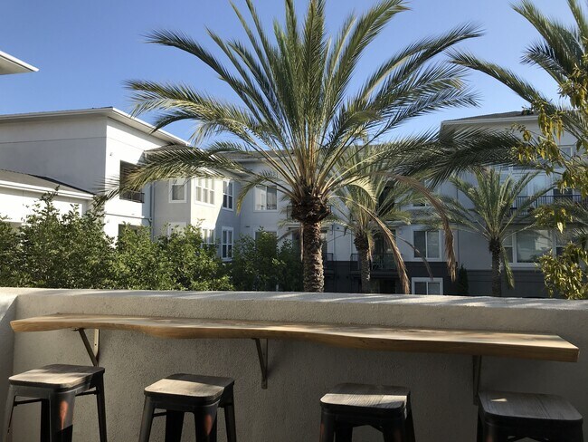 Pool view - 1801 E Katella Ave