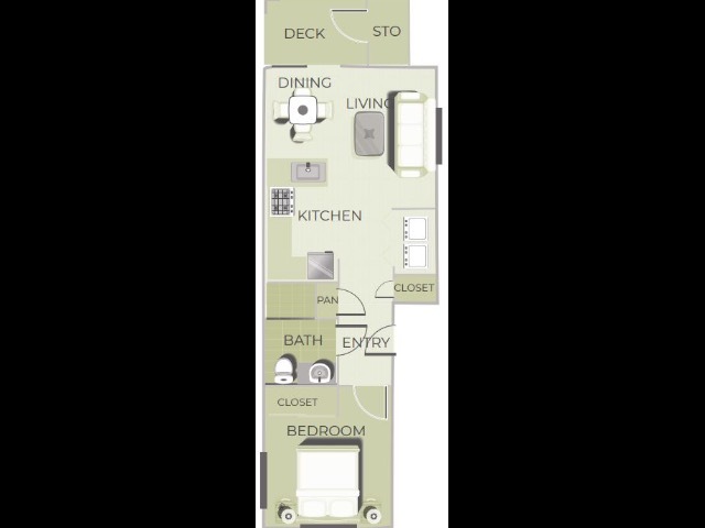 1 Bedroom Economy - Plateau 176 Apartments