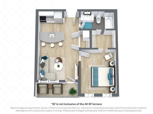 Plano de planta - Terraces at Manchester