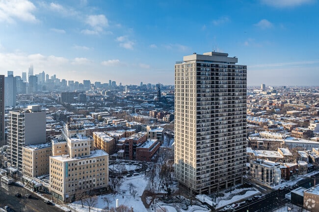 Aerial Context - Lincoln Park Tower