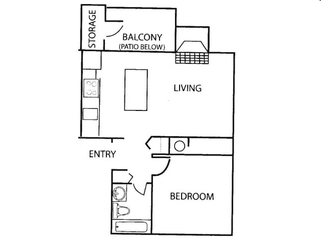 1HAB/1BA - Cottonwood