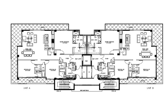 Planta - Sky Harbor Condominiums