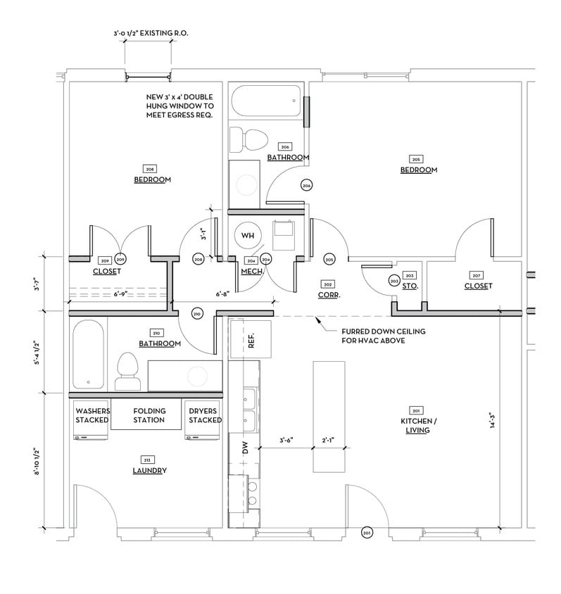Floorplan - Modern 1540