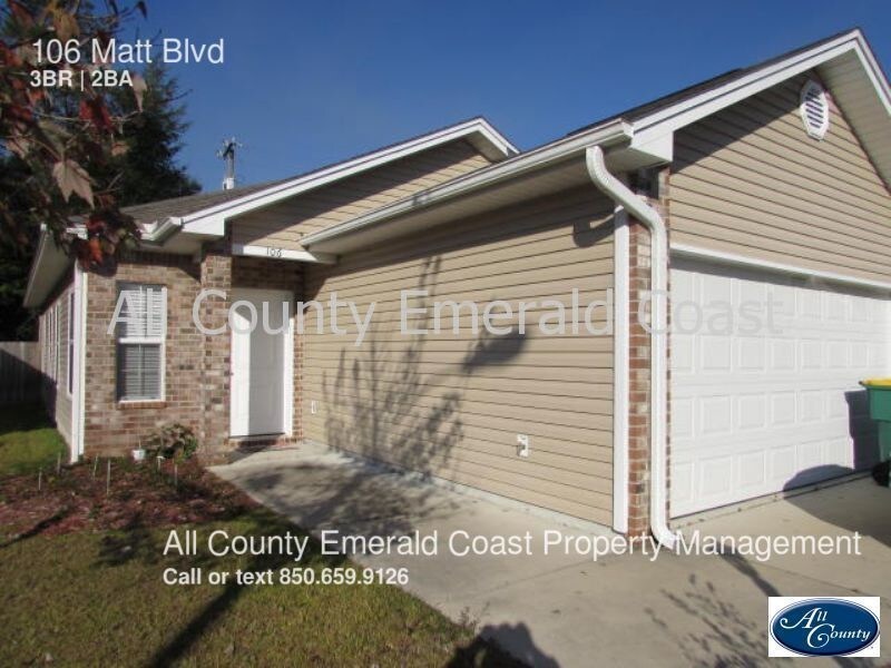 106 Matt Blvd, Niceville, FL 32578 House Rental in Niceville, FL
