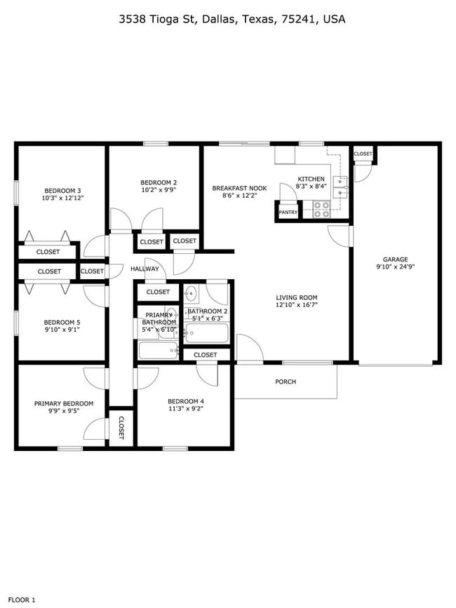 Building Photo - Pet-Friendly 5BR/2BA Home w/ Garage & Fenc...