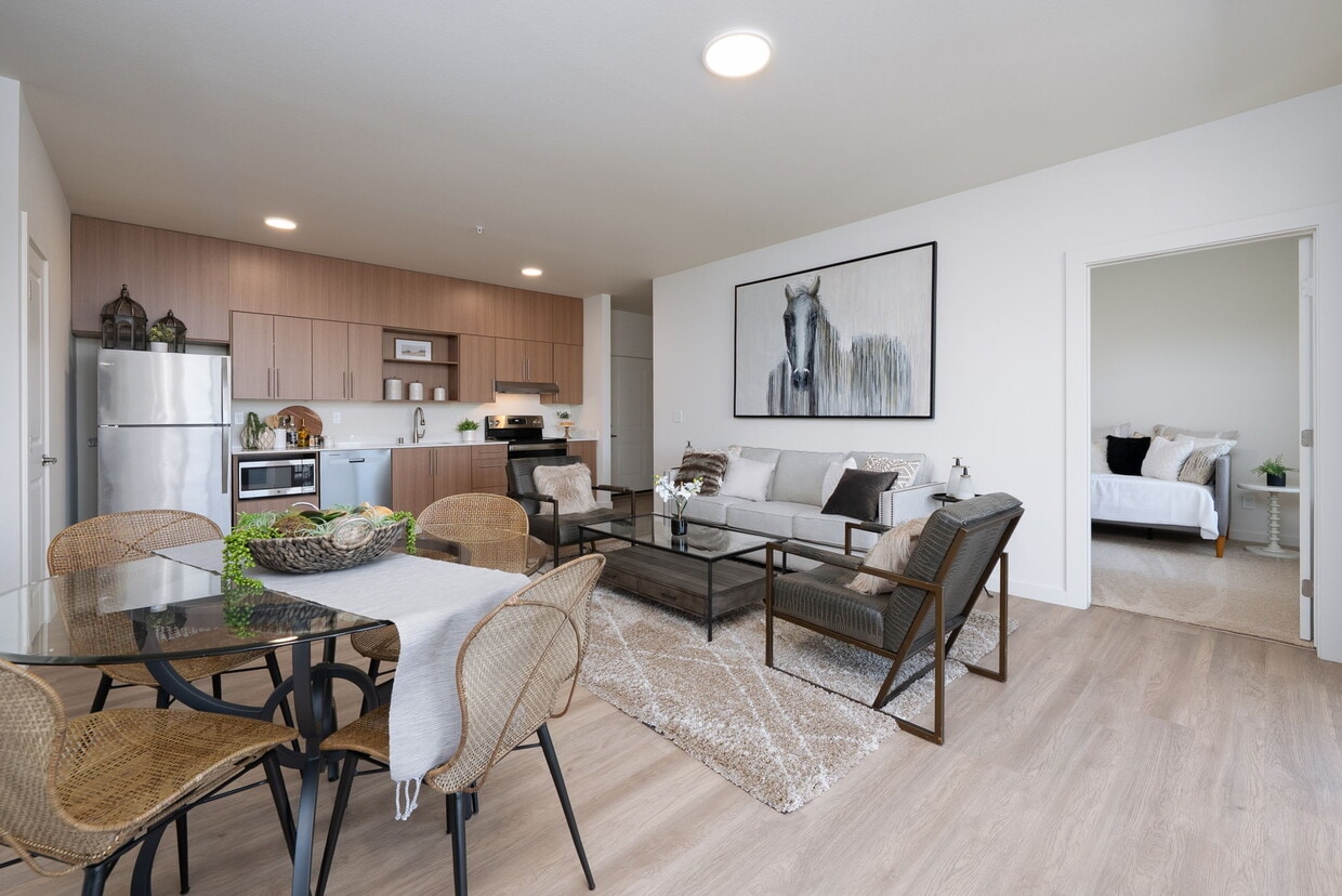Sala, comedor y cocina - Magnesium Village