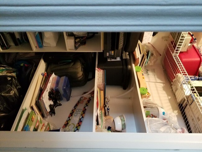 storage closet under the stairs - 4624 Parkoaks Dr