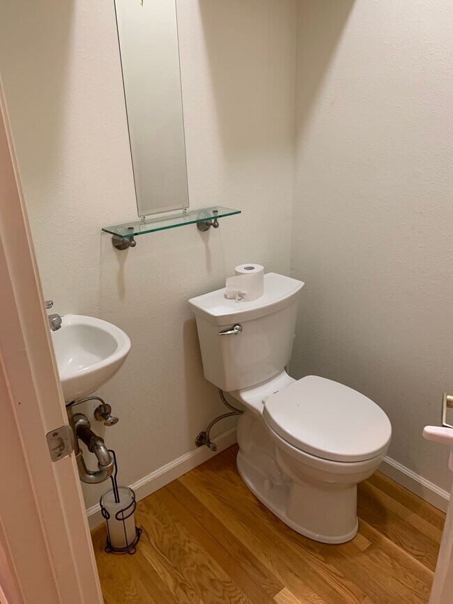 1/2 bath downstairs - 570 Page St
