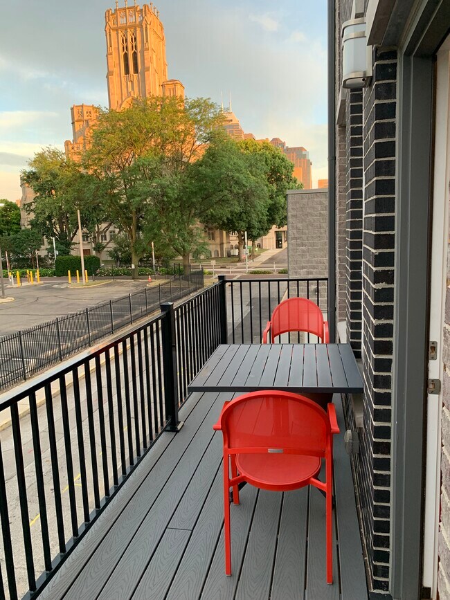 Balcony view - 712 Pierson St
