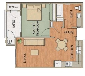 1BR/1BA - Vintage at Laguna II