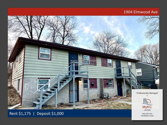 1904 Elmwood Ave, Kansas City, MO 64127 Townhome Rentals in Kansas City MO
